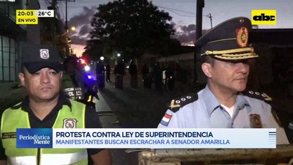 Video: protesta contra ley de Superintendencia de Pensiones y Jubilaciones