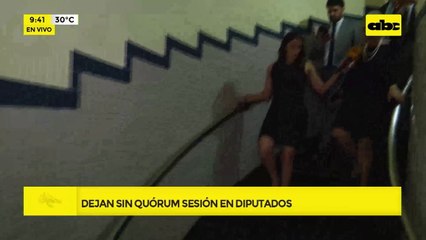 Video: Opositores dejaron sin quórum la sesión ordinaria