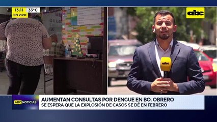 Video: aumentan consultas por dengue en Barrio Obrero