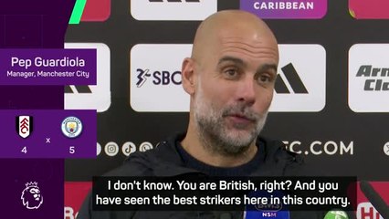 Haaland is one of the best strikers in Premier League history - Guardiola