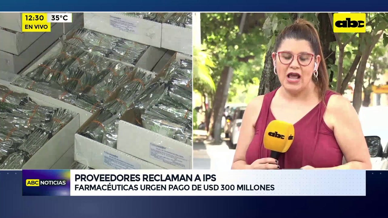 Video: Farmacéuticas reclaman pago de deuda a IPS