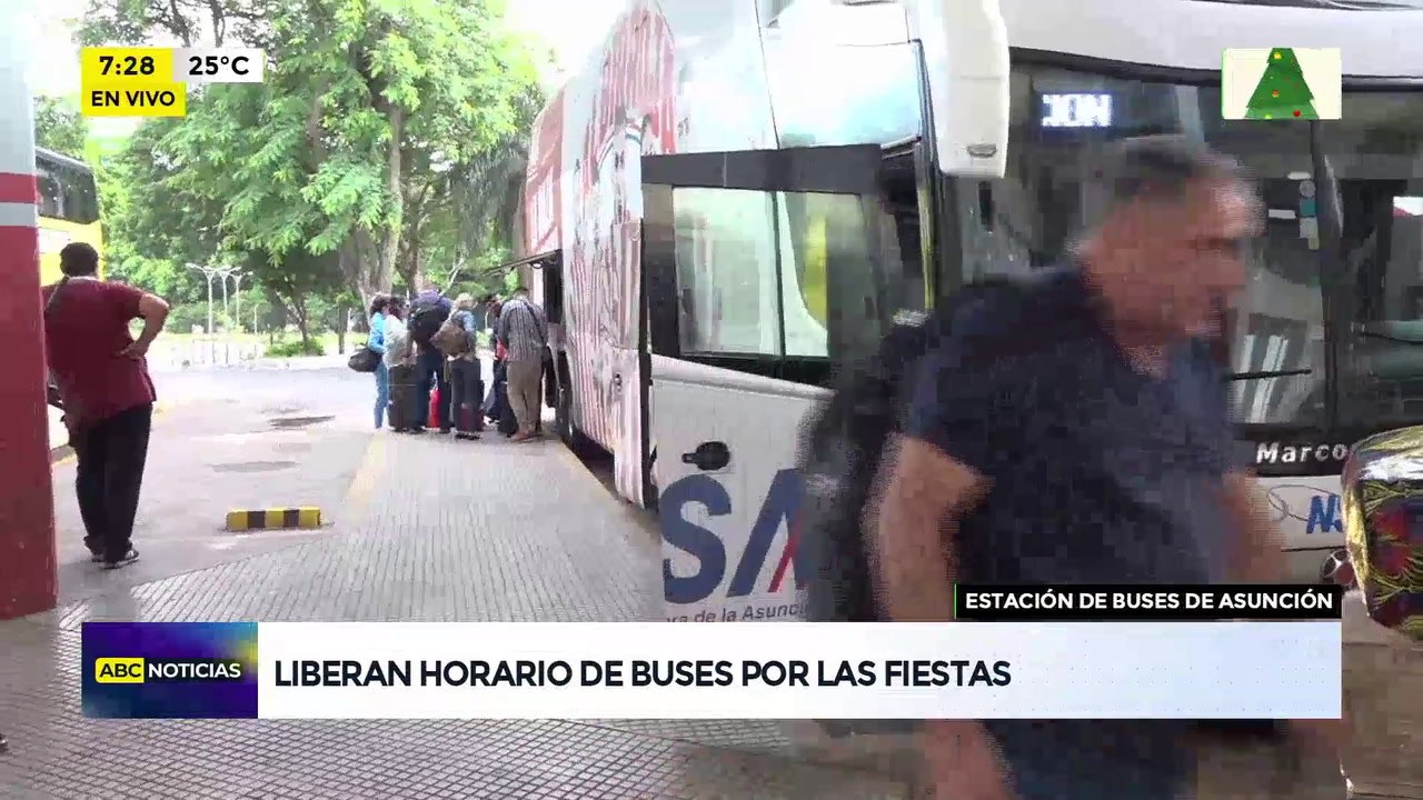 Video: Liberan horario de buses por las fiestas