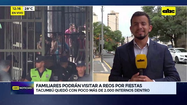 Video: Familiares podrán visitar a reos por fiestas