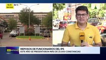 Reposos de funcionarios del IPS: este año se presentaron más de 23.000 constancias