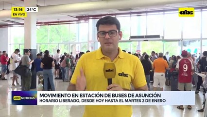 Video: movimiento en Estación de Buses de Asunción