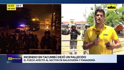 Video: Incendio en Tacumbú dejó un fallecido