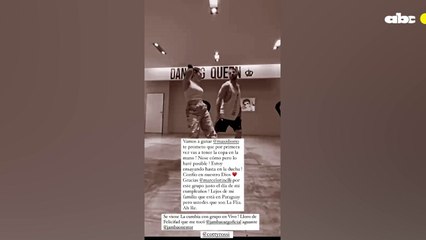 Lali González se prepara para la cumbia