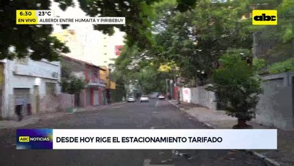 Video:  Desde hoy rige el estacionamiento tarifado