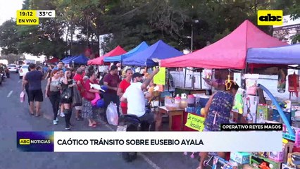 Operativo Reyes Magos: caótico tránsito sobre Eusebio Ayala