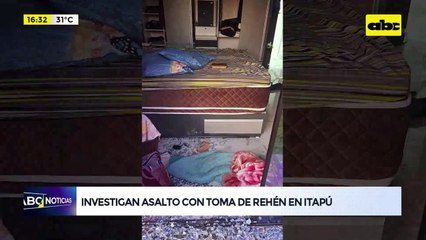 Itapúa: investigan asalto con toma de rehén