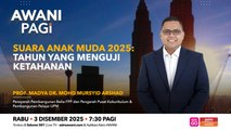 AWANI Pagi: Suara anak muda 2025 | Tahun yang menguji ketahanan