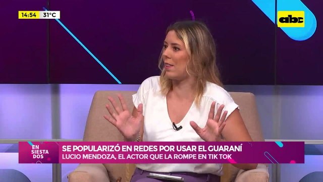 Se popularizó en redes por usar el guaraní: Lucio Mendoza, el actor que la rompe en Tik Tok