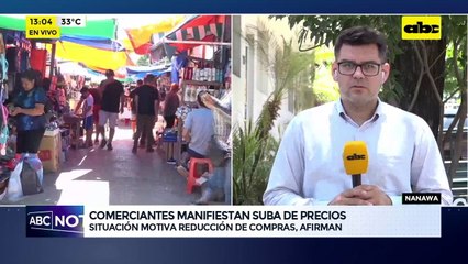Nanawa: comerciantes manifiestan suba de precios