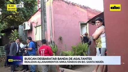 Video: Buscan desbaratar banda de asaltantes