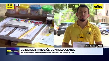 Video: se inicia distribución de kits escolares