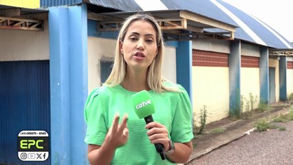 Ginásio do bairro Santo Onofre é alvo de vândalos e furto de fios