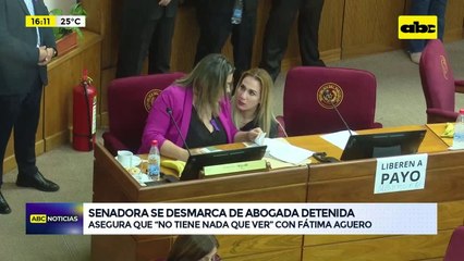 Video: Zenaida Delgado se desmarca de abogada detenida