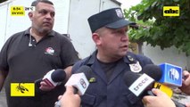 Video: camión volcó y chocó contra el cementerio de Lambaré