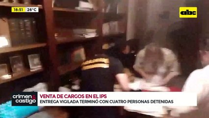 Video: imputan por presunta estafa a 4 detenidos por “venta” de cargos en IPS