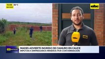 Paso Yobái: Mades advierte ingreso de cianuro en cauce