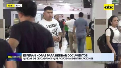 Caos En Identificaciones Esperan Horas Para Retirar Documentos
