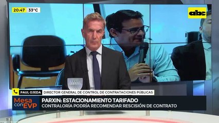 Estacionamiento tarifado: Contraloría podría recomendar rescisión de contrato con Parxin