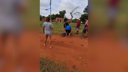 Vecinos de Luque maniataron a un delincuente