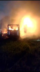 dos vehículos abandonados se incendiaron en Mariano Roque Alonso