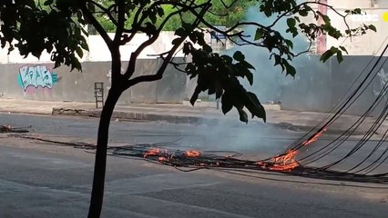 Bloquean La Avenida Artigas