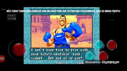 Fatal Fury 3 Franco Bash vs Sokaku Mochizuki fala de vitória do Franco Bash em português parte 2
