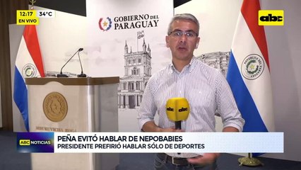 Video: Santiago Peña evitó hablar de ‘’nepobabies’'