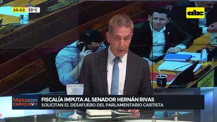 Fiscalía imputa al senador Hernán Rivas: solicitan el desafuero del parlamentario cartista
