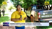 Itakyry: un muerto y varios heridos en enfrentamiento entre guardias y aborígenes