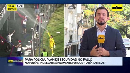 Cerro Porteño: para Policía, plan de seguridad no falló