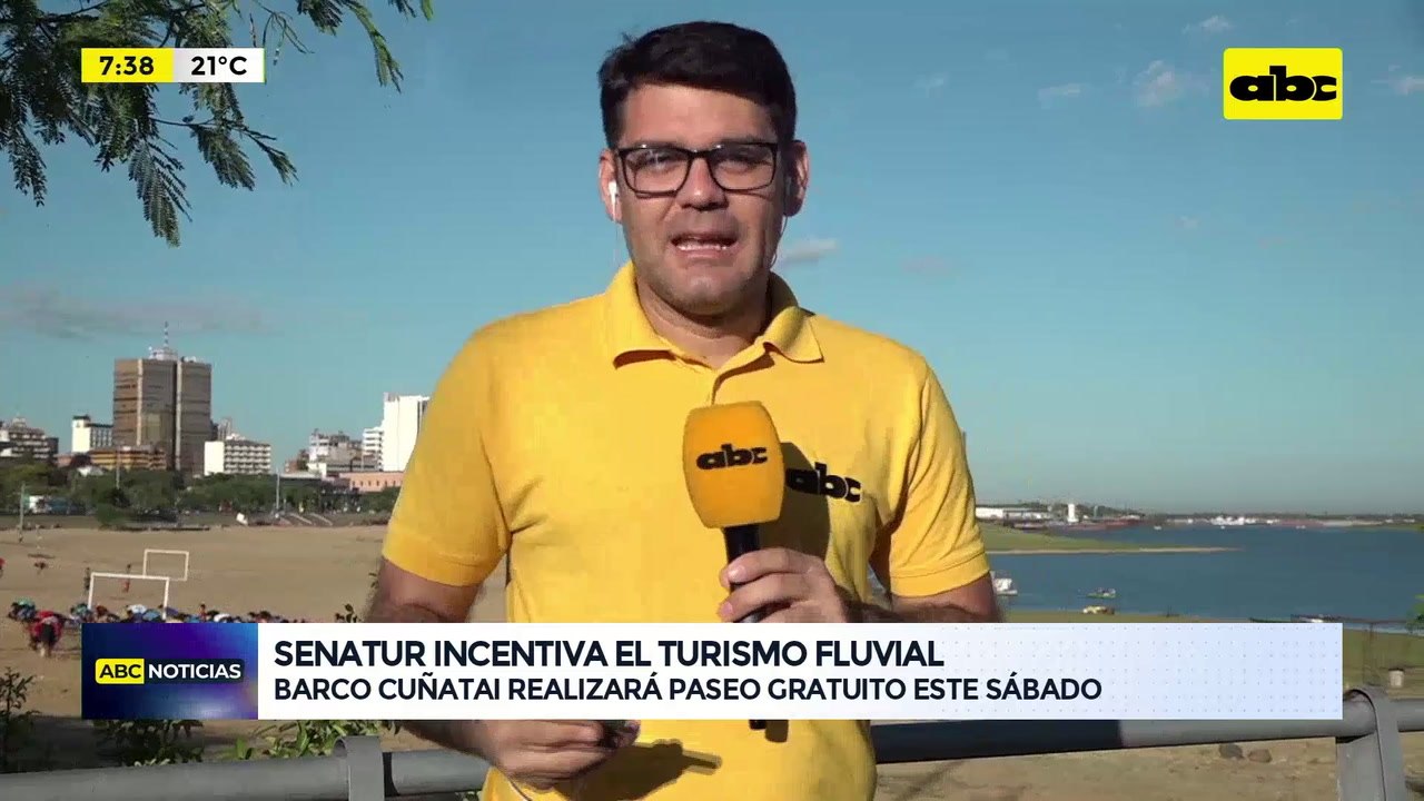 Senatur incentiva el turismo fluvial: Barco Cuñataí realizará paseo gratuito este sábado