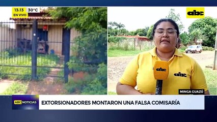 Video: extorsionadores montaron una falsa ‘’comisaría’' china en Minga Guazú