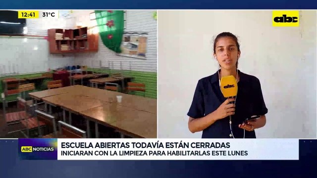 Areguá: ‘’Escuelas Abiertas’' todavía estan cerradas