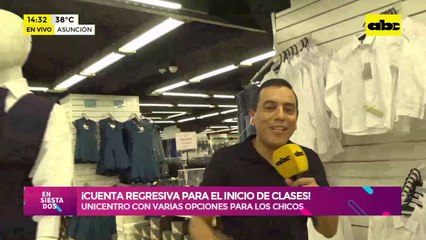 ¡Cuenta regresiva para el inicio de clases!: Unicentro con varias opciones para los chicos