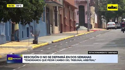 Estacionamiento tarifado: rescisión o no, se definirá en dos semanas
