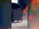 Incendio En Taller Mecánico De Fernando Zona Sur