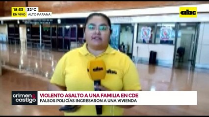 Video: violento asalto a una familia en CDE