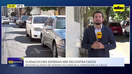 Cuidacoches esperan ser recontratados: desvinculados de Parxin volvieron a operar en la calle