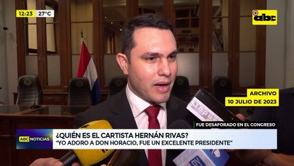 Video: “Yo adoro a don Horacio” y otras perlitas… ¿Quién es Hernán Rivas?