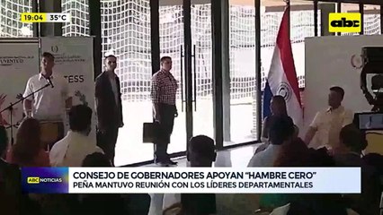 Video: Consejo de Gobernadores apoyan “Hambre Cero”