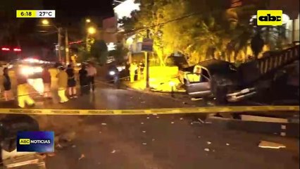 Camioneta arrolló a motocicleta, el conductor iba de contramano y aparentemente ebrio