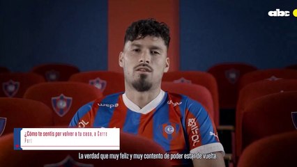 Bruno Valdez fue presentado en Cerro Porteño