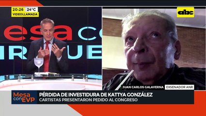 Galaverna:‘’Ojala se reúna la cantidad de votos necesarios y se aplique la sanción a esta figuretti’'