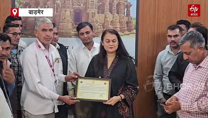 SIR में शत-प्रतिशत डिजिटाइजेशन कार्य पूर्ण, IAS टीना डाबी ने 45 BLO सुपरवाइजर को किया सम्मानित