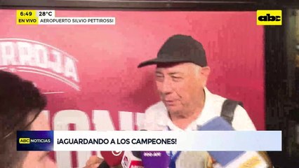 Video: Los campeones y olímpicos llegaron al país