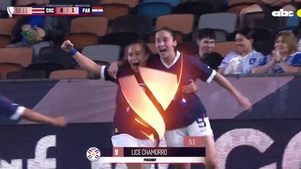 El gol de Lice Chamorro para la victoria de Paraguay en la Copa Oro